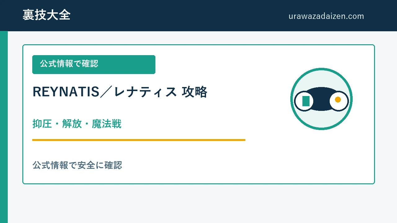 REYNATIS／レナティス 抑圧・解放・魔法戦