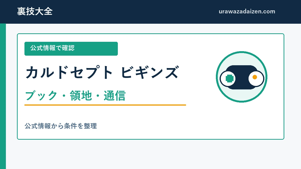 カルドセプト ビギンズ ブック・領地・通信の解説ガイド
